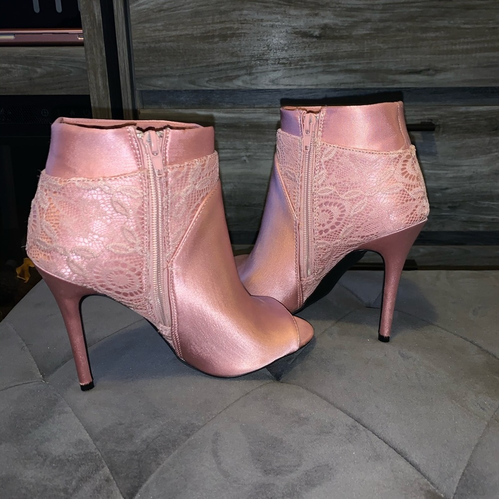 Pink booties